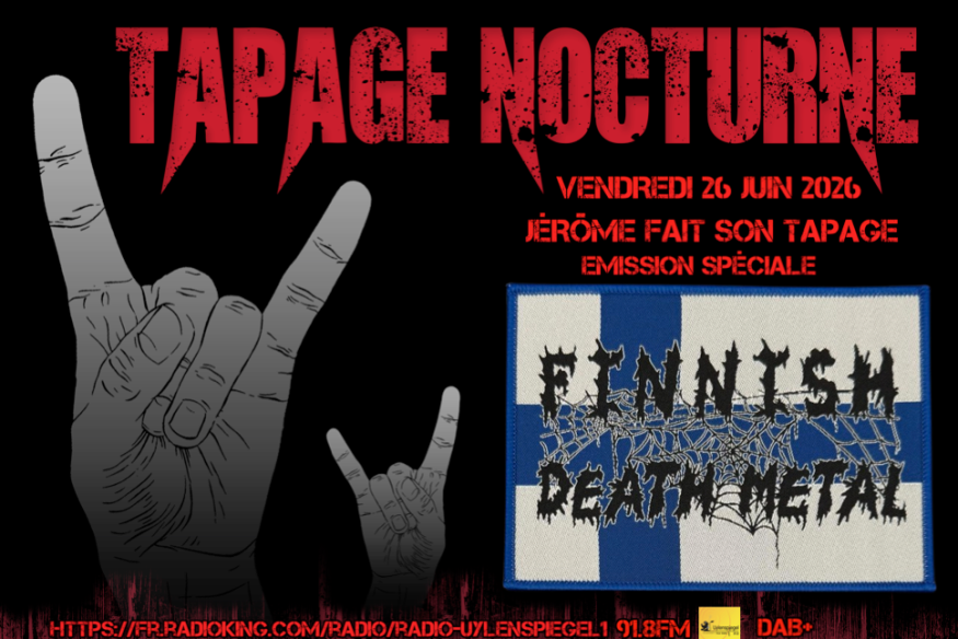 Tapage Nocturne vendredi 26 Juin 2026