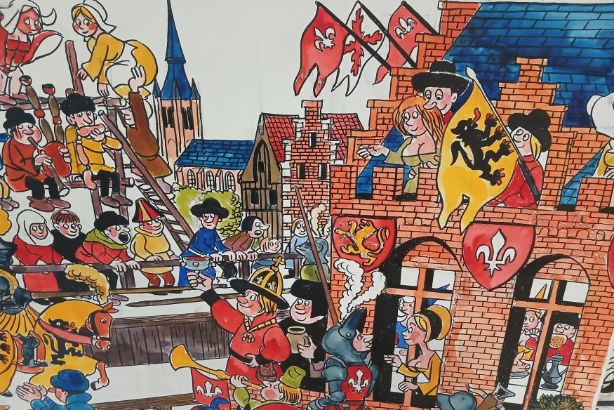 REPORTAGE TERRITOIRE EXPO ROLAND CUVELIER  A GODEWAERSVELDE