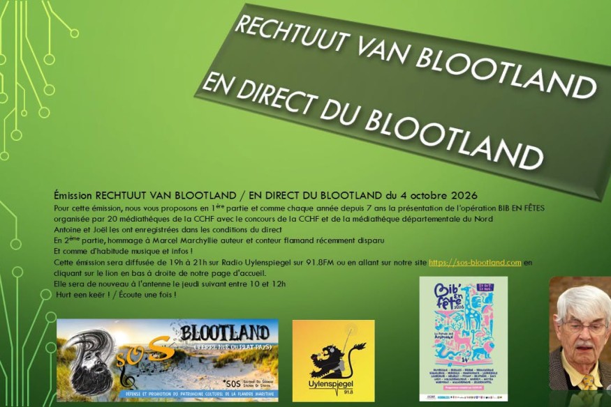 En direct du Blootland Dimanche 4 Octobre 2026